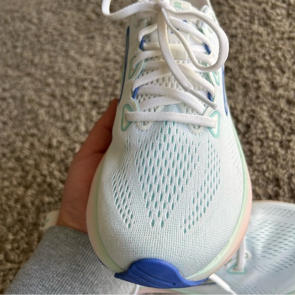 Brooks Glycerin GTS 22 Womens 8.5 B Running Shoes White/LimpetShell/Blue Sneaker - Picture 12 of 16